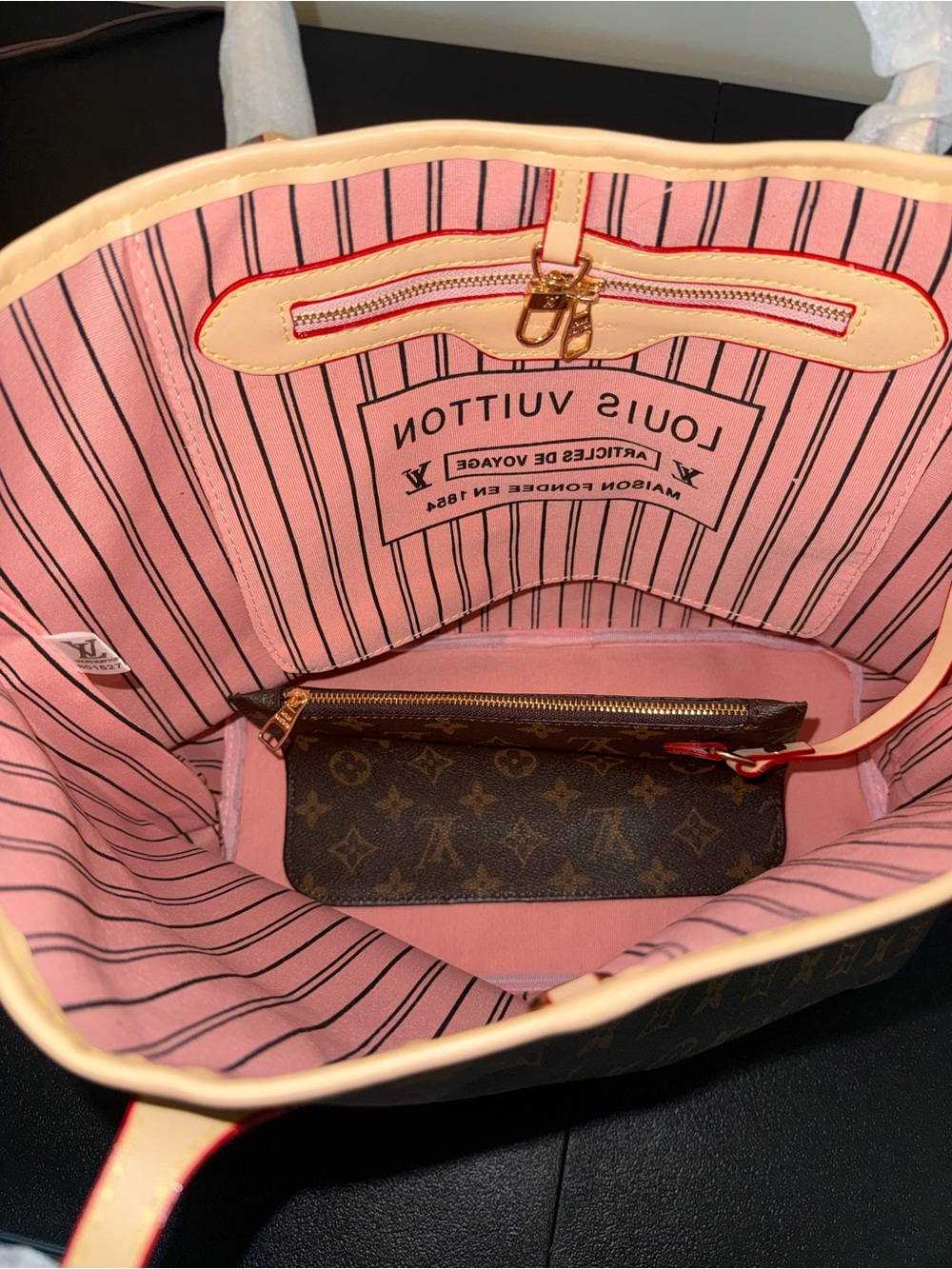 Monogram Canvas Fashion Tote - Picture 2 of 2